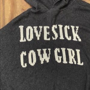 Wild Fox Poncho Sweater